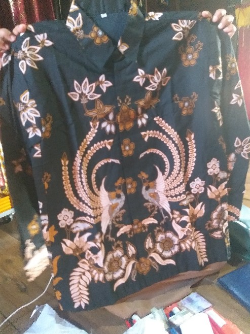 Manuk Lasem Kemeja Batik Pria Lengan Panjang Bahan Katun Halus Full Furing By Aljaya Batik