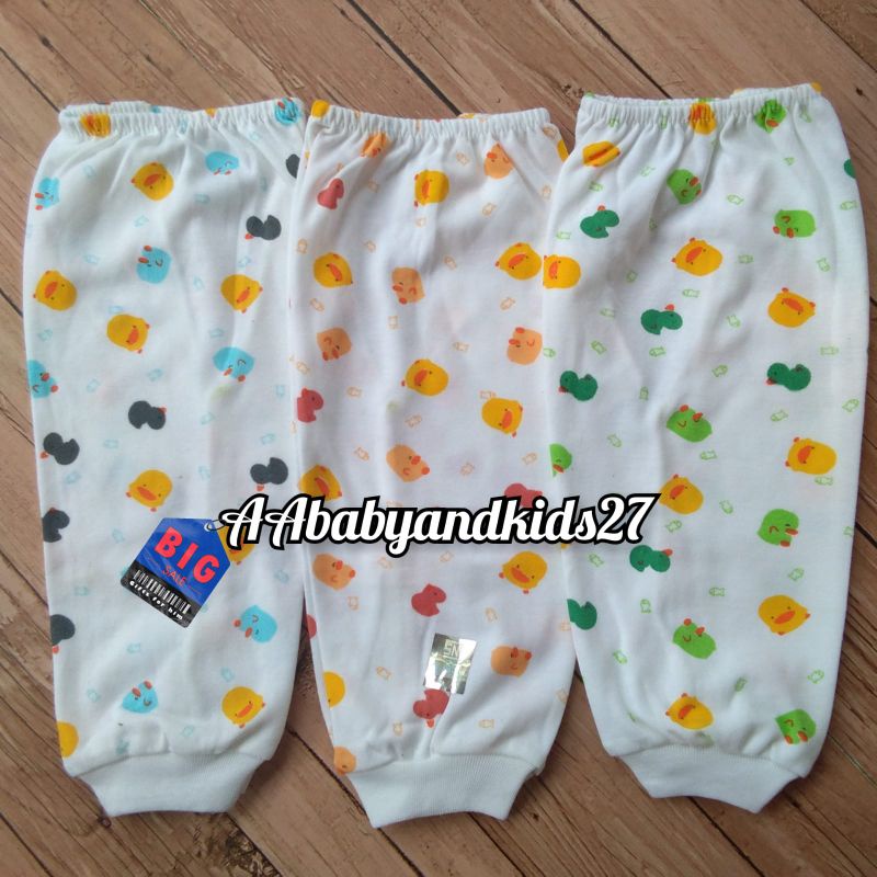 Shankusen 3PC Celana Panjang Bayi Model Terbuka Usia Newborn 0-4 Bulan Lembut SNI Hight Quality