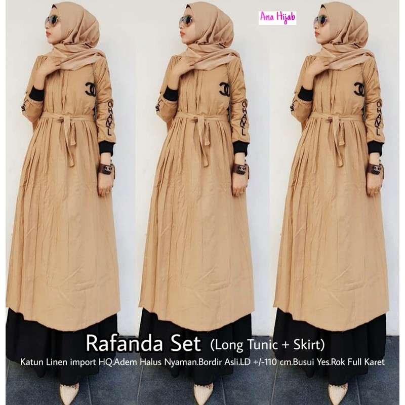 RAFANDA SET  BY ANA HIJAB 121020, LRN12