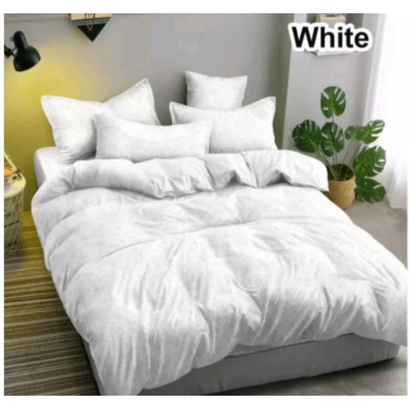 GROSIR Sprei polos putih embos 200x200 sprei hotel sprei rumah sakit