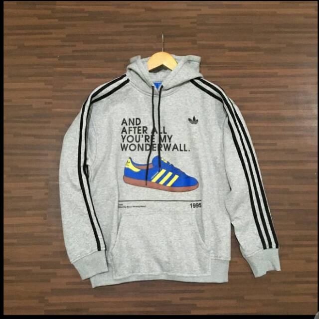 Sweater hoodie adidas wonderwall abu misty