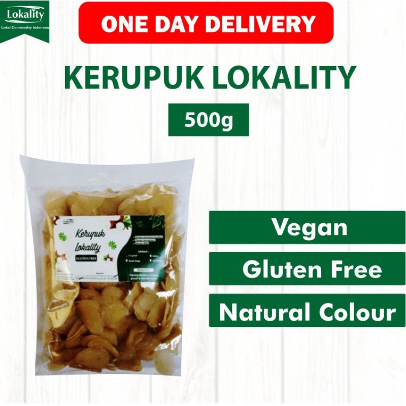 

KERUPUK VEGAN - KERUPUK SINGKONG - GLUTEN FREE - KERUPUK SEBLAK -NO MSG 500 gram