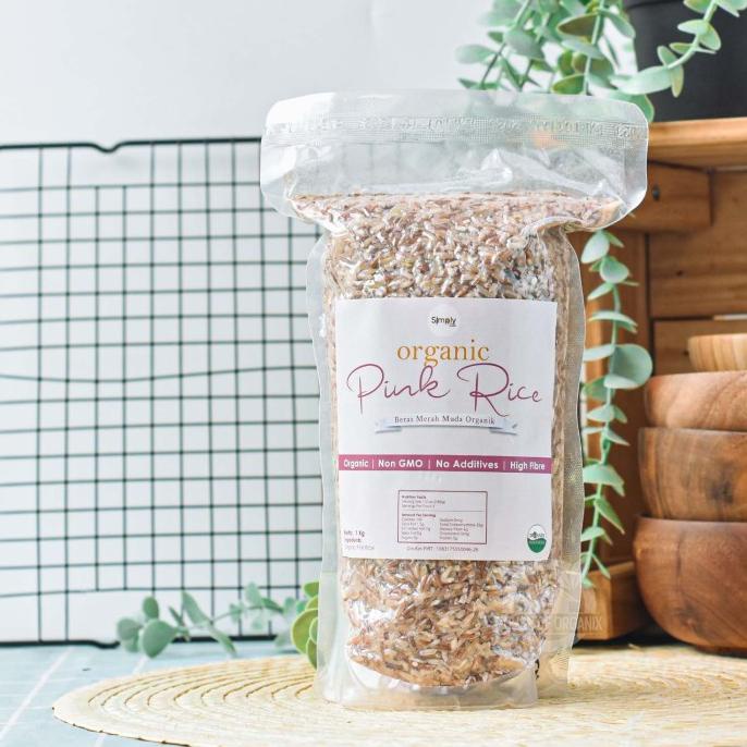 

Simply Organic Pink Rice ( Beras Merah Muda Organik ) 1 Kg