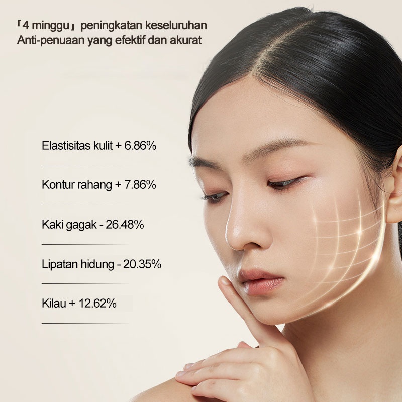 AmazeFan 4in1 setrika alat facial wajah Anti Anging alat pengecil poripori pembersih komedo wajah elektrik ion pijat face roller massager setrika kecantikan wajah RF/anti-kerut/Pemutihan/Pembersihan