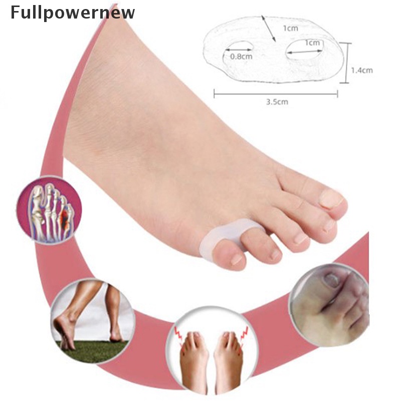 [FULL] 2Pcs Silicone Toes Separator Bunion Bone Ectropion Adjuster Foot Care Tools