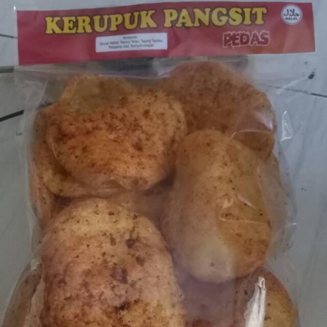 

Kerupuk pangsit pdas.