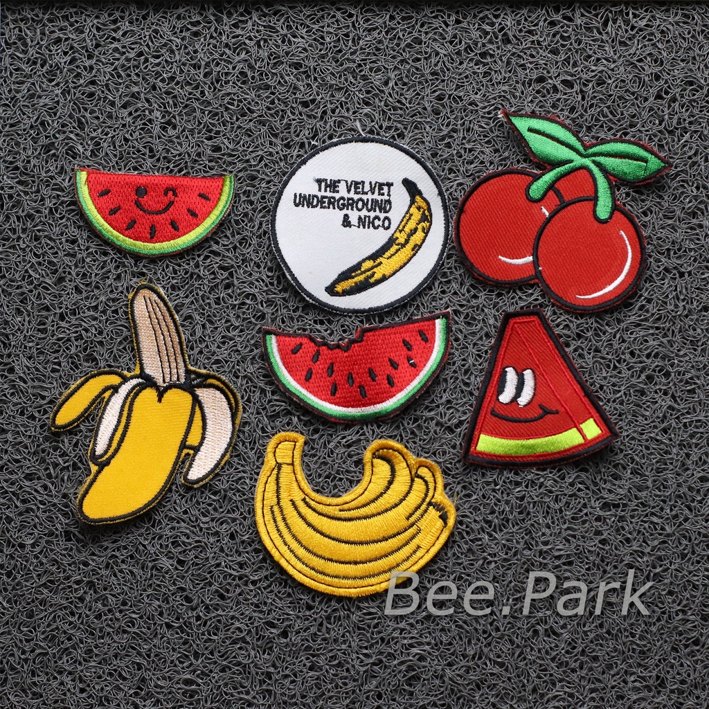 Patch Bordir buah emblem patch lucu, termurah dan terlaris