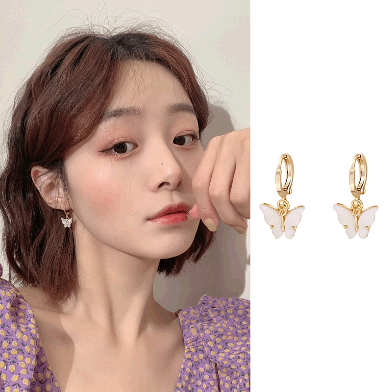 Anting Giwang Sterling Silver 925 Gaya Vintage Korea Dengan Kristal+Mutiara Untuk Wanita