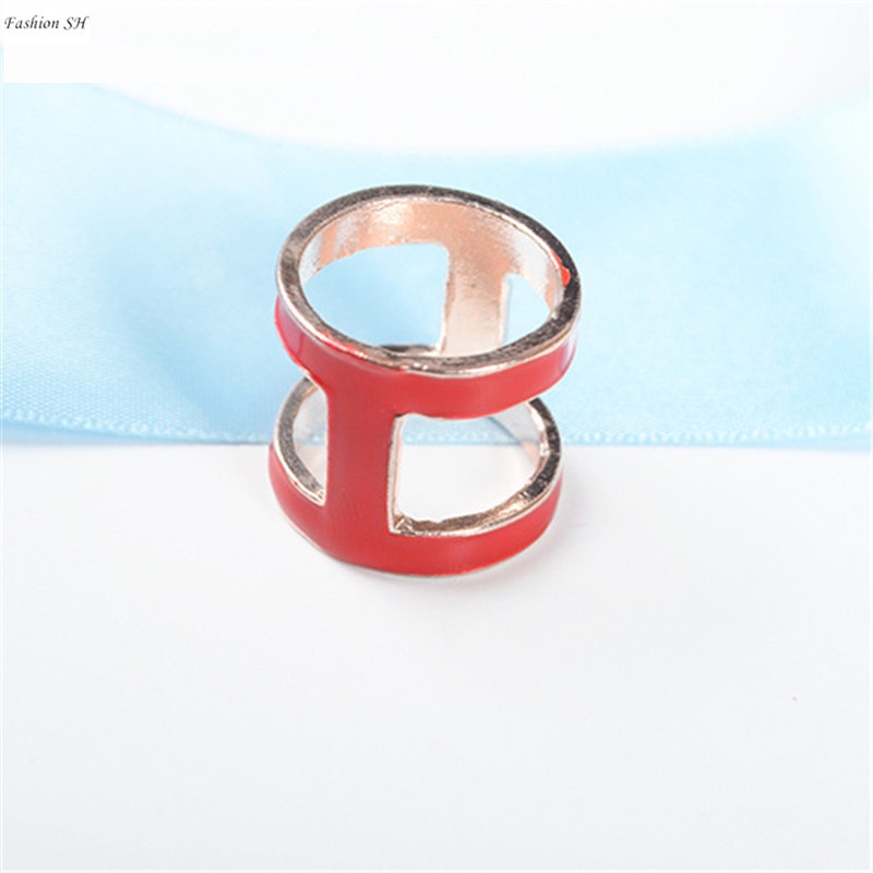 Bros Klip Ring Hollow Holder Scarf / Syal / Sifon Silk Wanita M40010