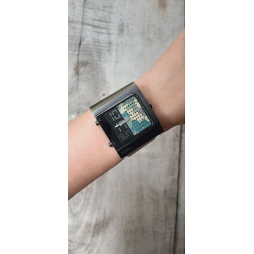 FOSSIL Gaban Dual Time UNISEX JR-9642/Digital Analog/Ori from US