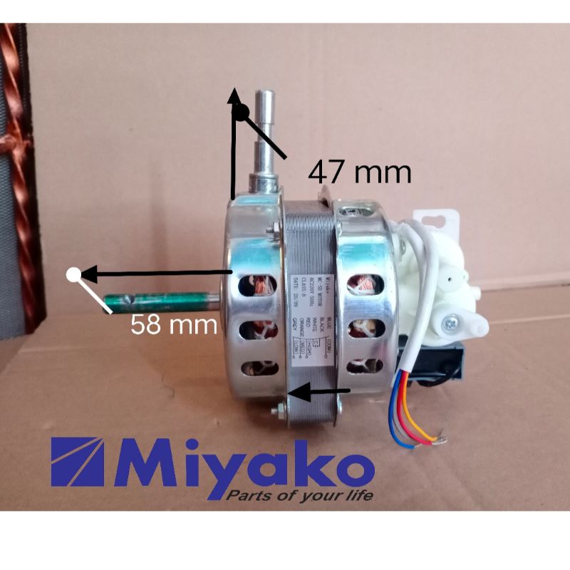 Motor Dinamo Kipas Angin Miyako 18 Inch Original Dinamo Wallfan Miyako