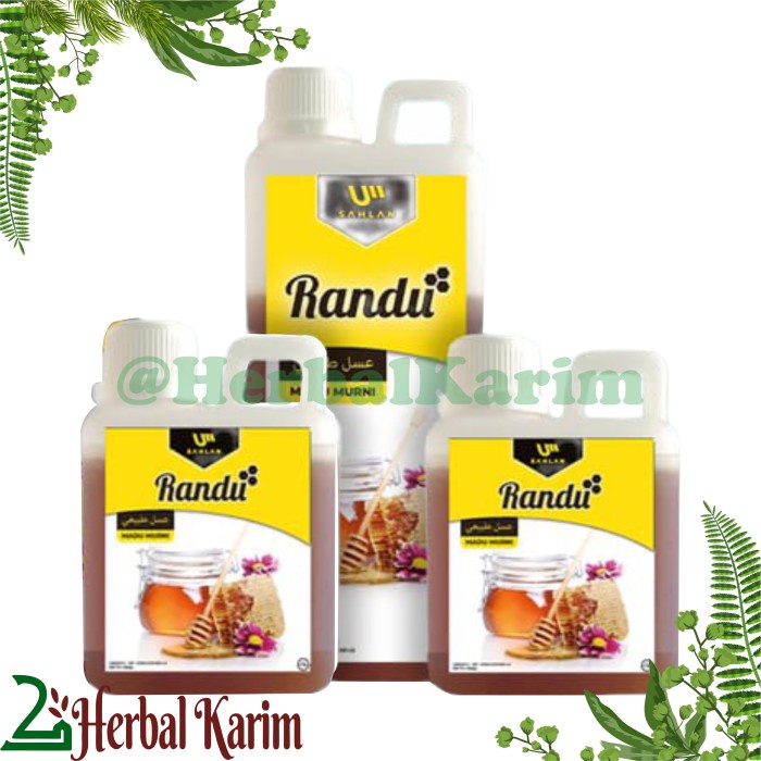 

MADU RANDU 100% ORIGINAL MADU SAHLAN MADU LOKAL MADU MURNI - 500gr