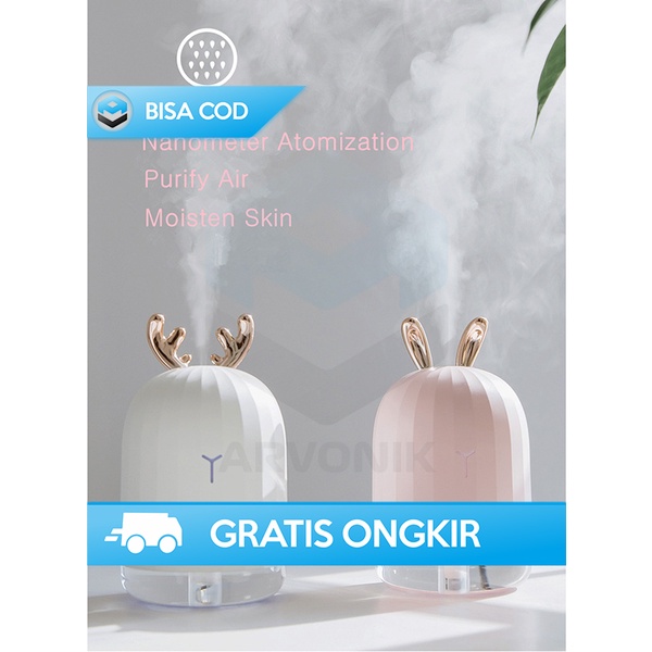 HUMIDIFIER PURIFIER AIR NANOMETER 220ML AROMATERAPI DIFFUSER OIL 3LIFE