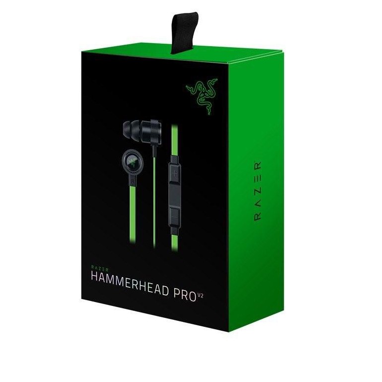 [GARANSI TERMURAH] Razer Hammerhead Pro V2 Headset Earphone Gaming Hammerhead