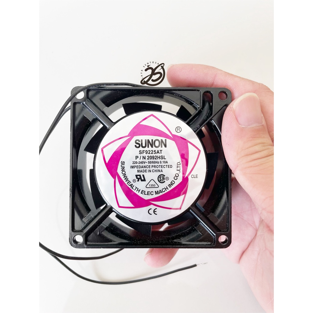 FAN 220V AC 8 X 8cm KIPAS AC 220V 8cm BODY BESI 8X8cm KIPAS AC 220V 8 cm FAN