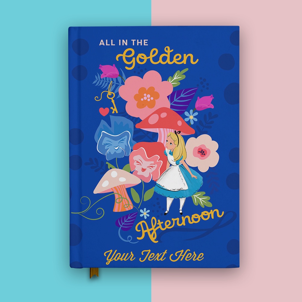 

Buku Alice In Wonderland 2 Notebook Custom Diary Agenda Jurnal Hardcover