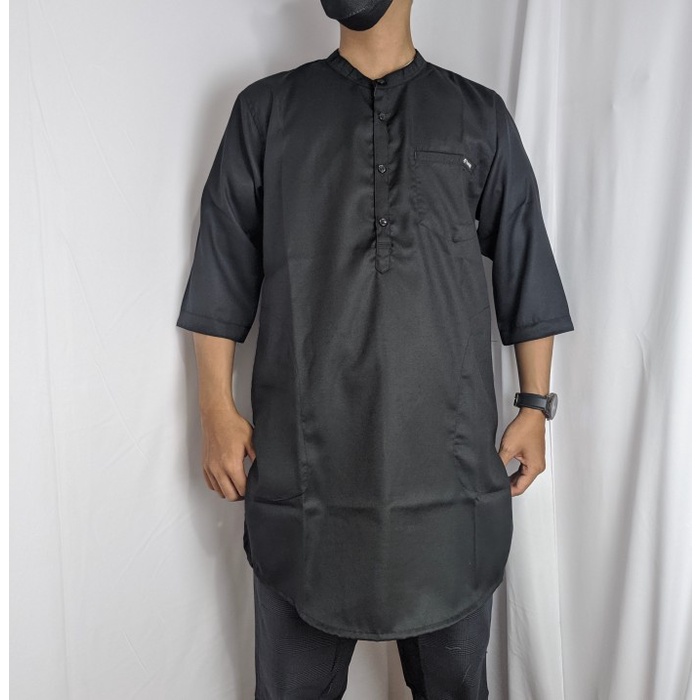 Kurta 3/4 Tamuri Muslim Fashion Modern - Putih, S