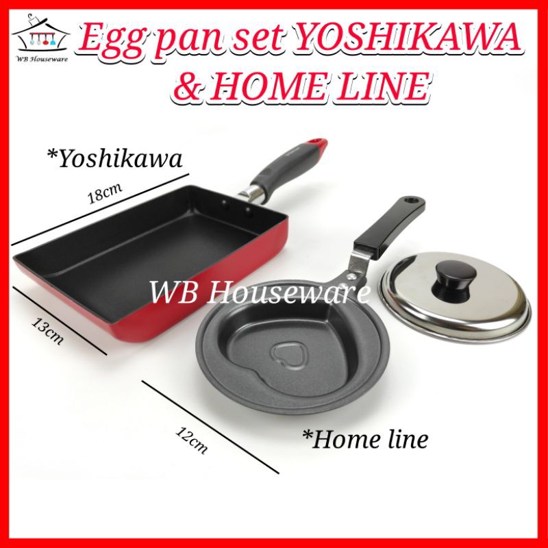 egg pan set / egg pan YOSHIKAWA & HOME LINE