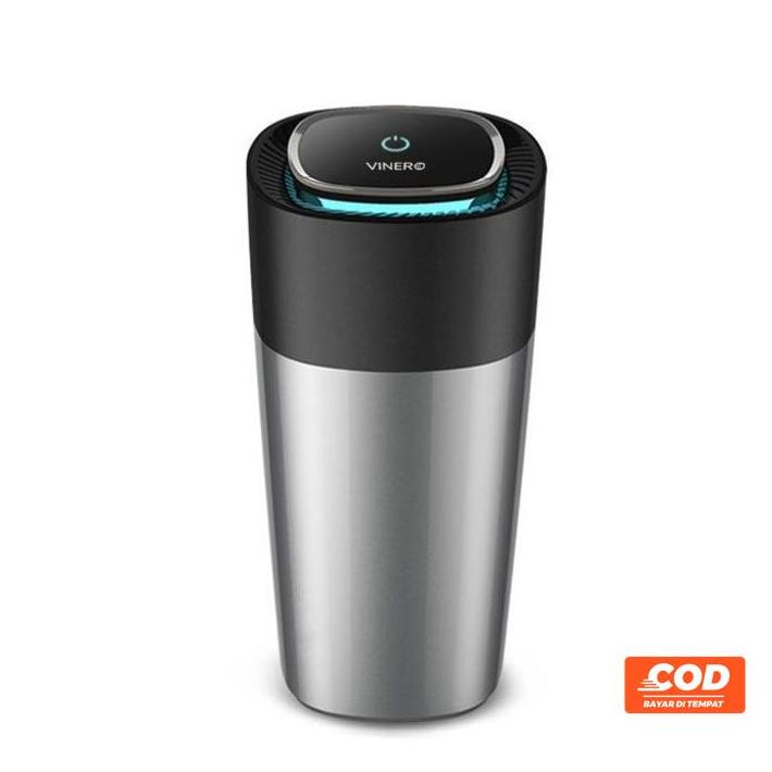 Promo Vinero Aero Portable Car Air Purifier Ionizer Hepa Filter Kode 319