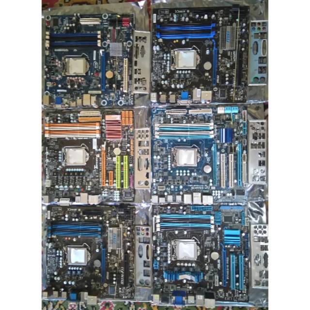 Mobo H55 onboard 4 slot ram socket 1156