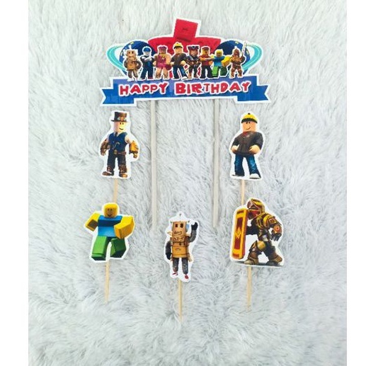 

cake topper/topper BANNER/topper ROBLOX/hiasan kue ROBLOX