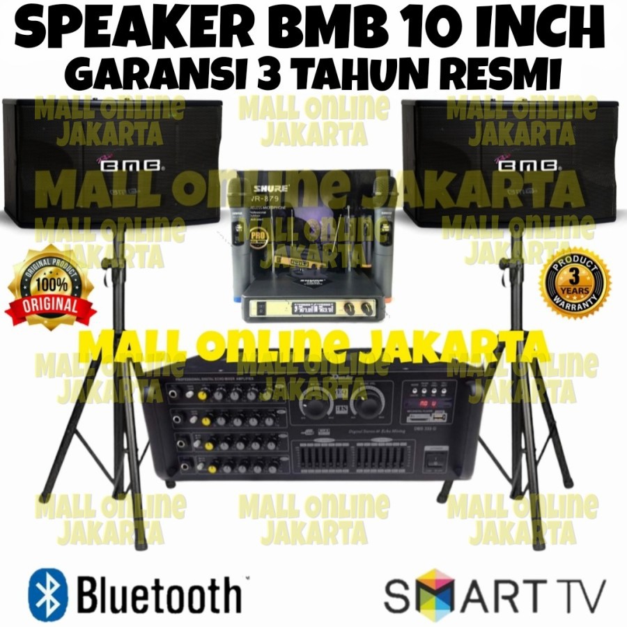 Speaker Karaoke Bmb 10 inch Original Paket sound system dusenberg SNI