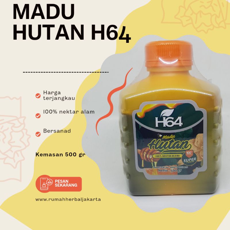 

madu hutan super H64 produsi alwadey 500 gr