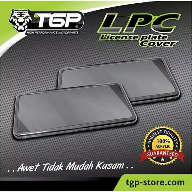 Cover Plat Nomor Tgp Mika Bening Anti Buram High Quality Universal