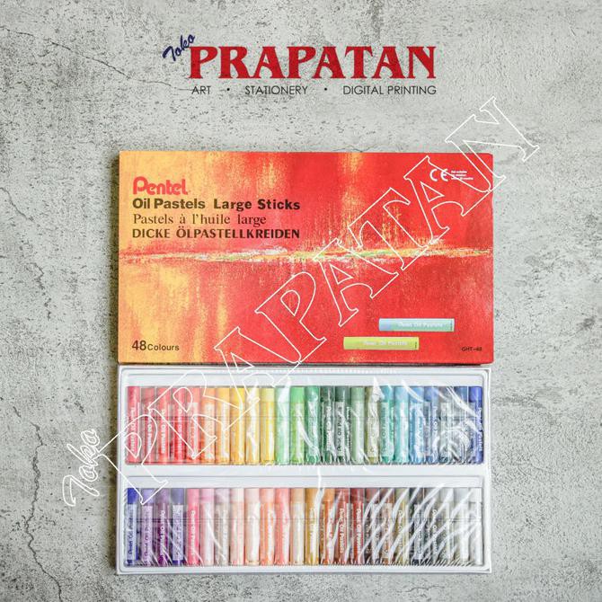 

Promo! Crayon Pentel / Oil Pastel Large Stick 48 Warna Murah