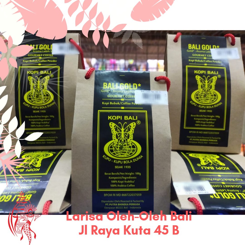 

Kopi Bali Gold Tas (Kopi Cap Kupu-Kupu Bola Dunia)