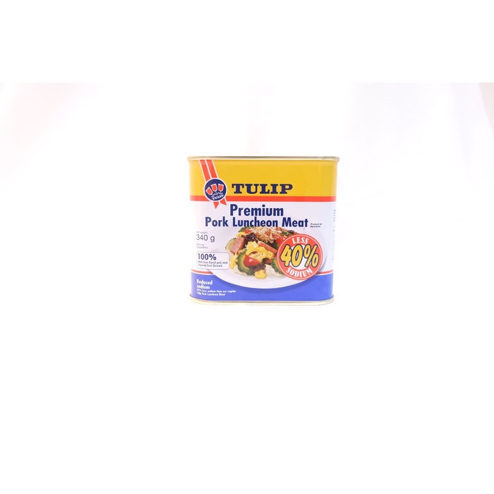 

Da202X6 Tulip Premium Pork Luncheon Meat 340 Gr 40% Less Sodium Xa20X1