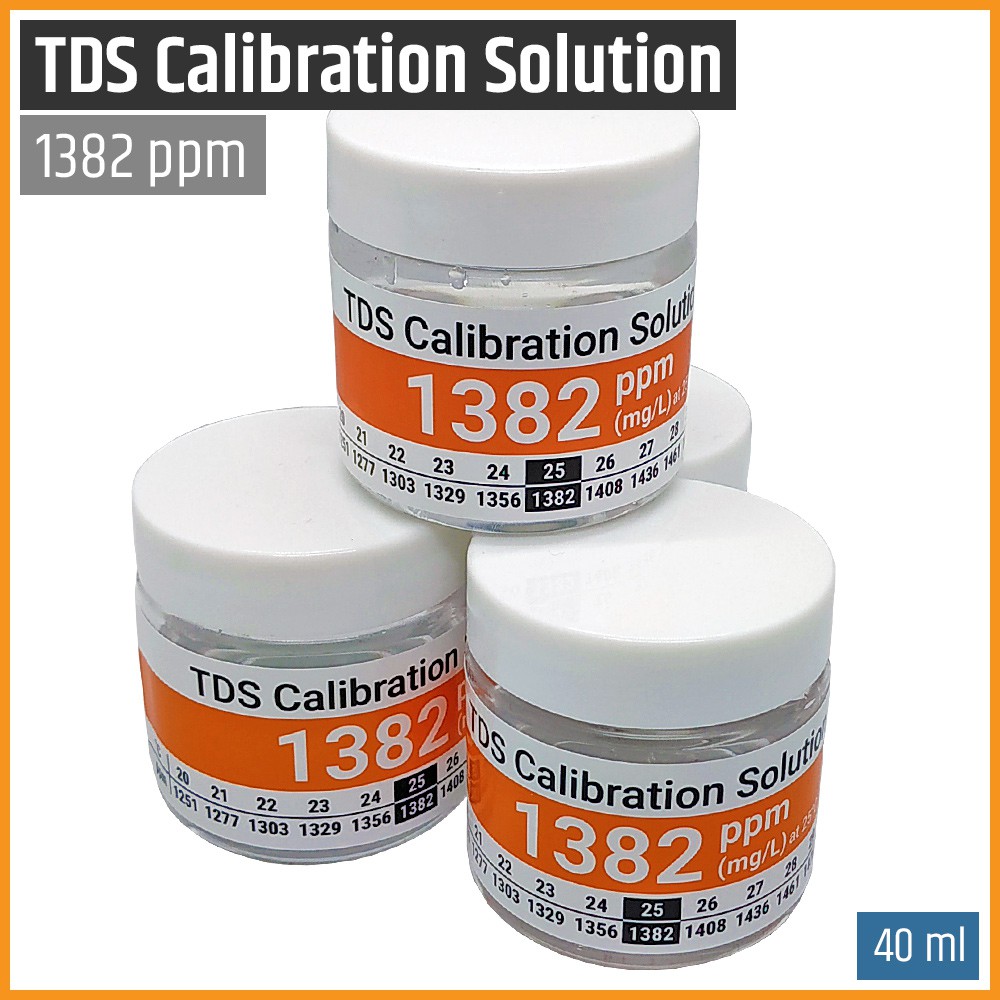 TDS Calibration Solution - Cairan Larutan Kalibrasi TDS Meter 1382 PPM