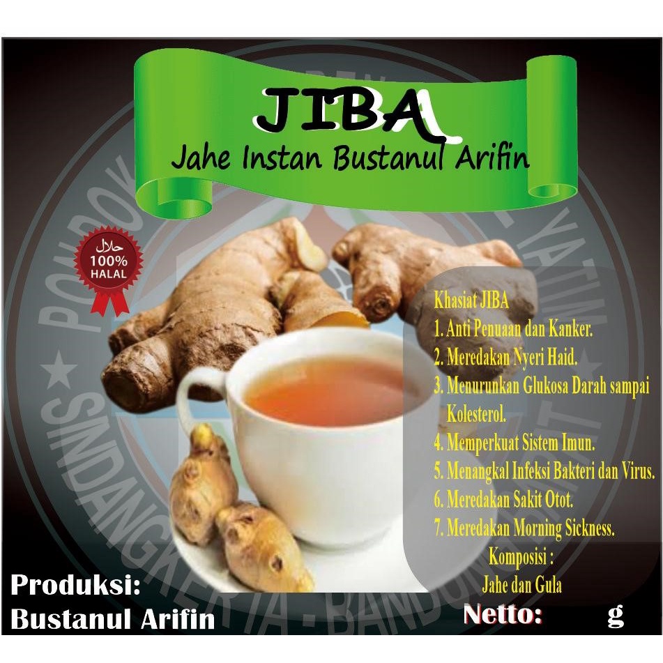 

Jiba Jahe Instnat Bustanul Arifin