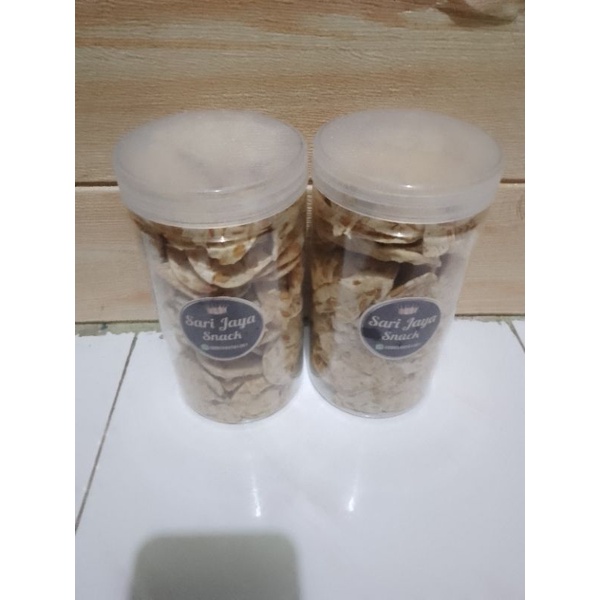 

kripik tempe sagu kemasan jar