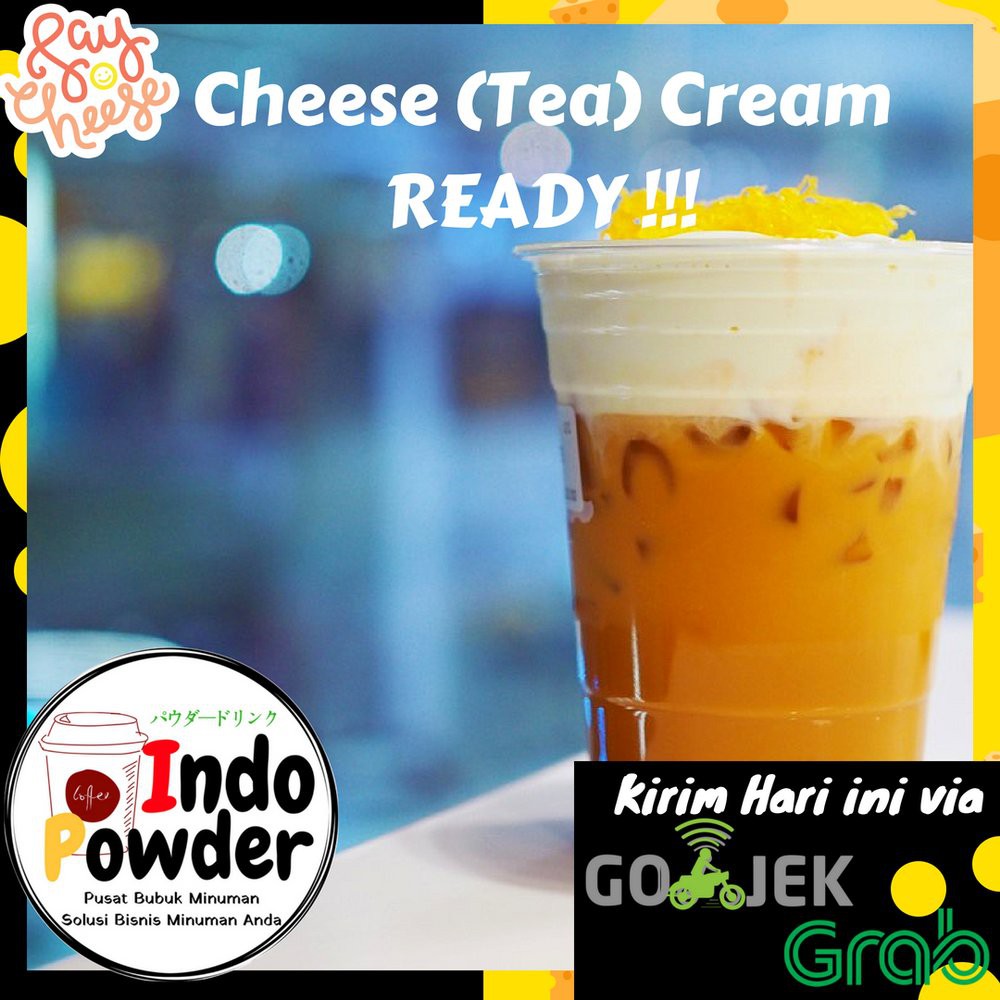 

Cheese Tea Cream - Cheese Cream - Cheese Tea Foam 1 Kg Berkualitas