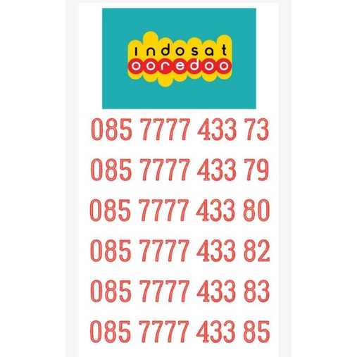 Nomer Cantik IM3 Edisi 7777 Murmer