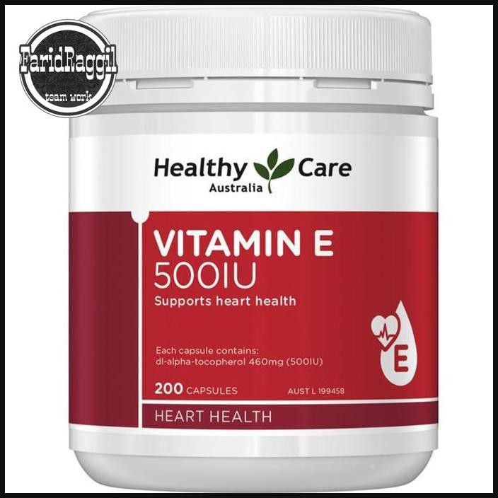 Healthy Care Vitamin E 500iu - 200 Capsules