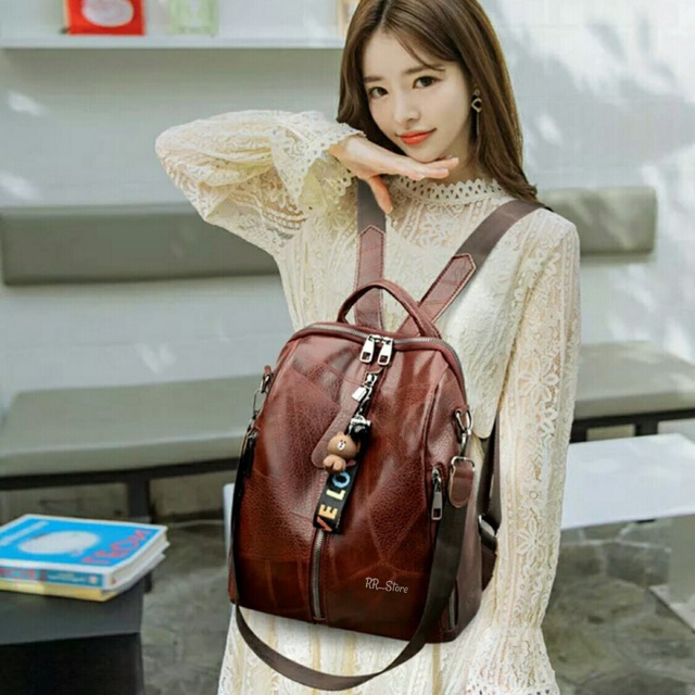 YEAR AND SALE!! SEMARAK NEW PRODUK Tas Backpack Stylish Multi JOENIAR-FITALOKA bisa ransel selempang