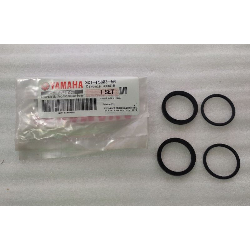 Seal/sil caliper depan set original Yamaha untuk motor Vixion/Byson/R-15. 3c1-f5803-50