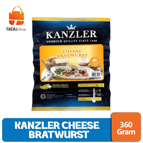 

Kanzler Cheese Bratwurst 360 Gram