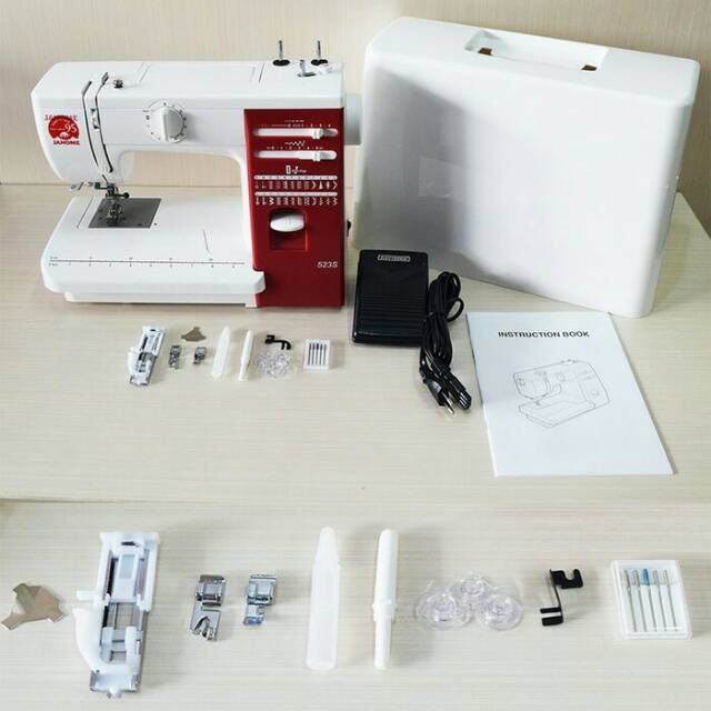 Mesin Jahit JANOME 523S Portable - Body Full Besi