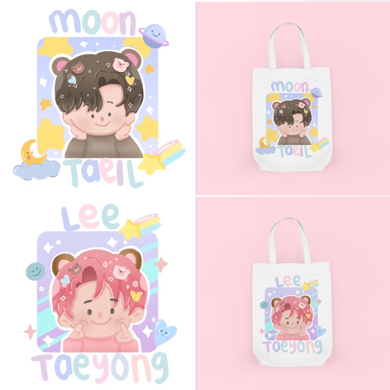 Tote Bag Cute Karakter NCT 127 Volume 2 / SM Entertaiment