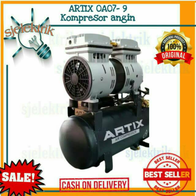 Kompresor / Air Compressor oiless ARTIX OA07-09 9Liter