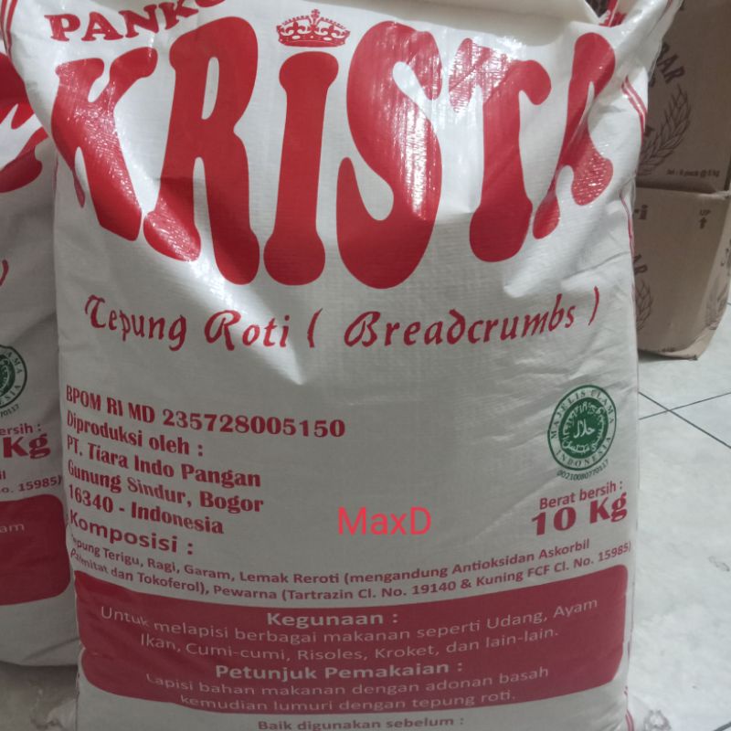 

[MAREM] PANIR KRISTA TEPUNG ROTI BREADCRUMBS (KASAR) REPACK 500 GR