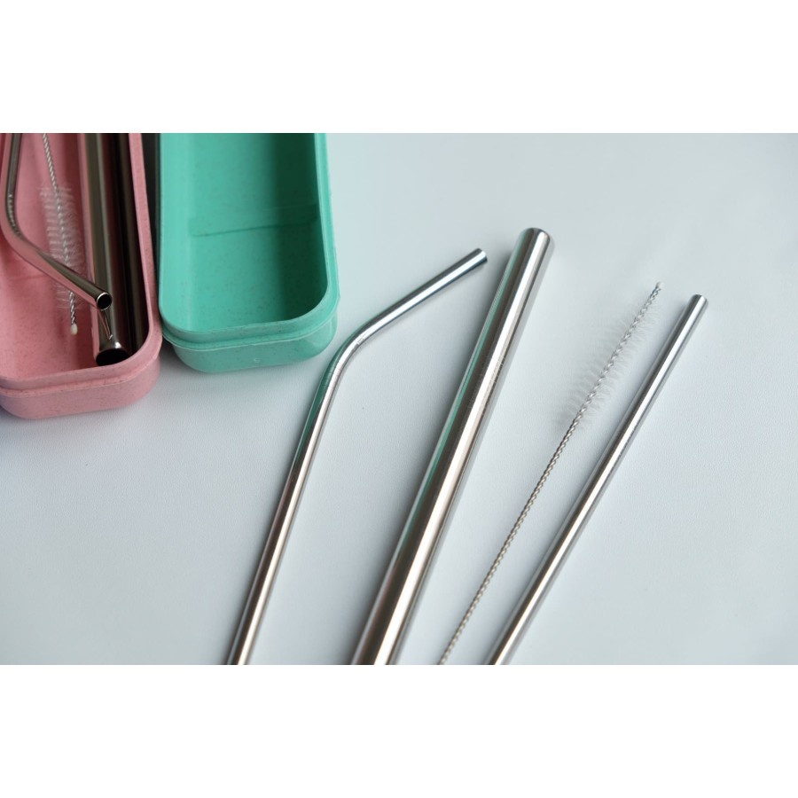 Sedotan Stainless Set Box / Stainless Steel Straw Set Box