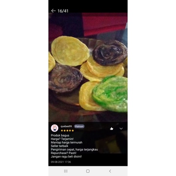 

(garansi100%)roti maryam jumbo isi 5