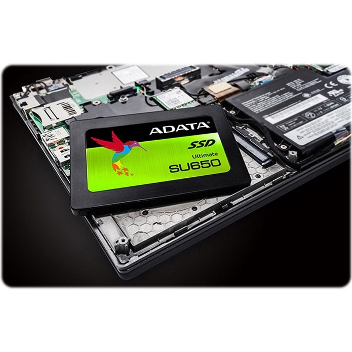 ADATA SU650 120/240GB/480 SATA III NAND Flash 3D NAND  ( R/W Up to 520 / 450MB/s )