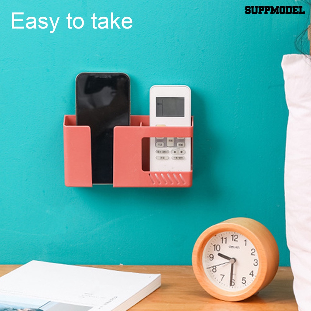 Sdl Kotak Penyimpanan Handphone / Remote Control Multifungsi Untuk Dinding Ruang Tamu