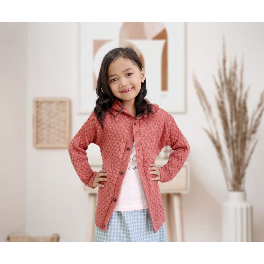 CARDIGAN RAJUT NANAS ANAK/KARTIGAN ANAK/CARDIGAN NANAS ANAK PREMIUM