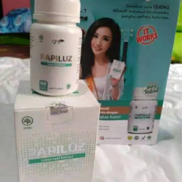 TERLARIS Diet sehat Papiluz.. Gnt fiber papilus 60 capsul asli